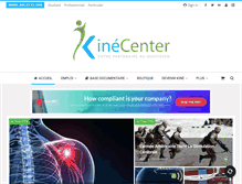 Tablet Screenshot of kine-center.com